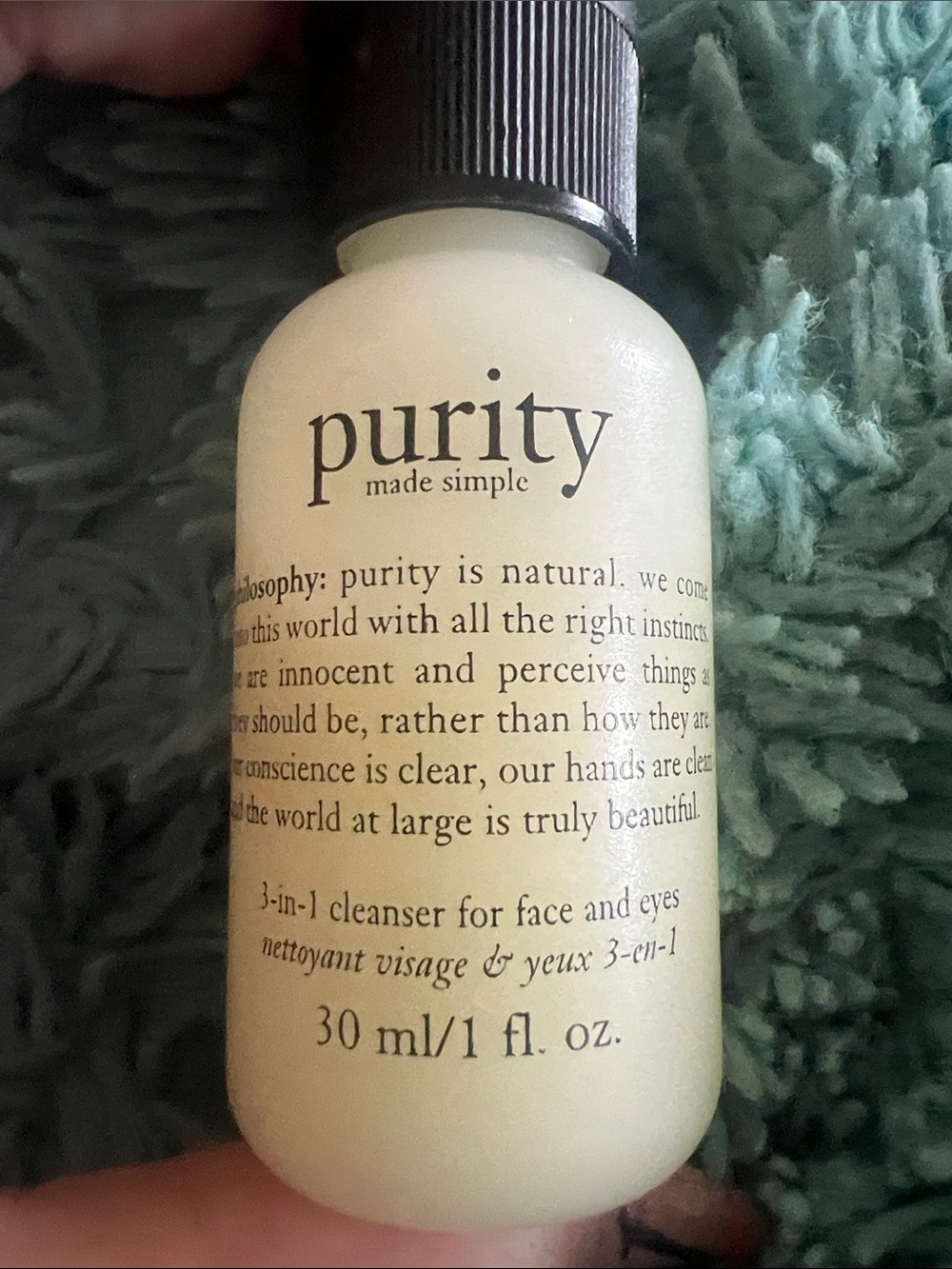 Philosophy Purity Made Simple face and eye cleanser
